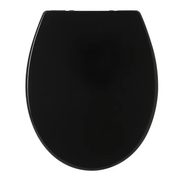 Tiger WC Bril Aiden Zwart Kunststof Met Softclose 1 Tiger WC Bril Aiden Zwart Kunststof Met Softclose