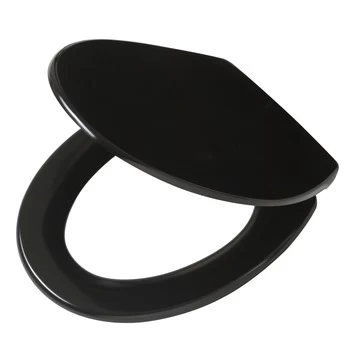 Tiger WC Bril Aiden Zwart Kunststof Met Softclose 2 Tiger WC Bril Aiden Zwart Kunststof Met Softclose - Afbeelding 2