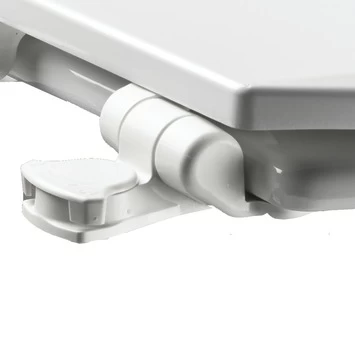 Bemis WC Bril Chicago Wit Hout Met Kunststof Softclose 2 Bemis WC Bril Chicago Wit Hout Met Kunststof Softclose - Afbeelding 2