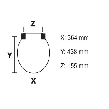 Bemis WC Bril Chicago Wit Hout Met Kunststof Softclose 3 Bemis WC Bril Chicago Wit Hout Met Kunststof Softclose - Afbeelding 3