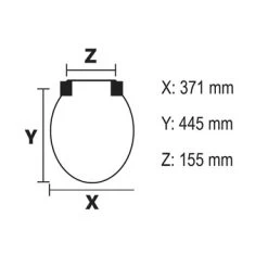 Bemis WC Bril Chicago Wit Hout Met Metalen Softclose 6 Bemis WC Bril Chicago Wit Hout Met Metalen Softclose -Badkamer Winkel 123 2380