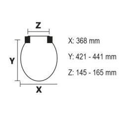 Bemis WC Bril New York Zwart Hout Met Softclose -Badkamer Winkel 123 2388