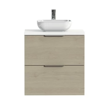 Tiger Badkamermeubel Studio 60 Cm Naturel Eik Met Keramische Waskom Hoogglans Wit En Profielgrepen 1 Tiger Badkamermeubel Studio 60 Cm Naturel Eik Met Keramische Waskom Hoogglans Wit En Profielgrepen