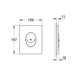Grohe Bedieningsplaat Start Zwart Mat Voor Solido -Badkamer Winkel 123 2435