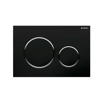 Geberit Duwplaat Sigma20 Zwart 1 Geberit Duwplaat Sigma20 Zwart