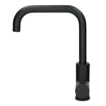 Handson Keukenkraan Olivier Met Hendel Mat Zwart 2 Handson Keukenkraan Olivier Met Hendel Mat Zwart - Afbeelding 2