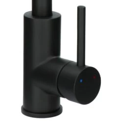 Handson Keukenkraan Olivier Met Hendel Mat Zwart 22 Handson Keukenkraan Olivier Met Hendel Mat Zwart -Badkamer Winkel 123 2496