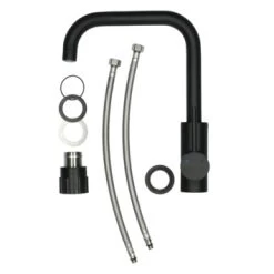 Handson Keukenkraan Olivier Met Hendel Mat Zwart 25 Handson Keukenkraan Olivier Met Hendel Mat Zwart -Badkamer Winkel 123 2499