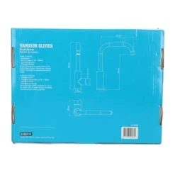 Handson Keukenkraan Olivier Met Hendel Mat Zwart 27 Handson Keukenkraan Olivier Met Hendel Mat Zwart -Badkamer Winkel 123 2501