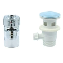 Handson Wastafelkraan Ralph Met Waste Chroom 22 Handson Wastafelkraan Ralph Met Waste Chroom -Badkamer Winkel 123 2510