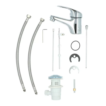 Handson Wastafelkraan Ralph Met Waste Chroom 12 Handson Wastafelkraan Ralph Met Waste Chroom - Afbeelding 12