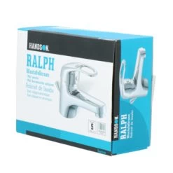 Handson Wastafelkraan Ralph Met Waste Chroom 26 Handson Wastafelkraan Ralph Met Waste Chroom -Badkamer Winkel 123 2514
