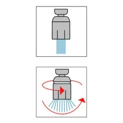 Tiger Keukenkraanslang Douche M22/M24 Waterbesparend -Badkamer Winkel 123 2545