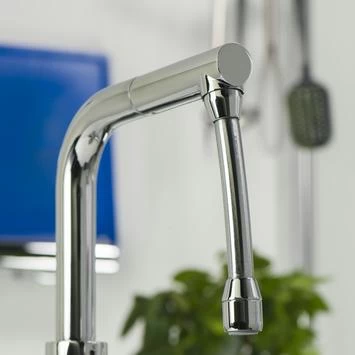 Tiger Splash Kraanslang Silverflex Supreme Met Waterbesparende Keukendouche En Kogelgewricht M22/M24 2 Tiger Splash Kraanslang Silverflex Supreme Met Waterbesparende Keukendouche En Kogelgewricht M22/M24 - Afbeelding 2