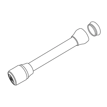 Tiger Splash Kraanslang Silverflex Supreme Met Waterbesparende Keukendouche En Kogelgewricht M22/M24 4 Tiger Splash Kraanslang Silverflex Supreme Met Waterbesparende Keukendouche En Kogelgewricht M22/M24 - Afbeelding 4