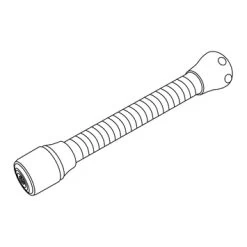 Tiger Splash Kraanslang Supreme Met Waterbesparende Keukendouche En Kogelgewricht 1/2" -Badkamer Winkel 123 2623