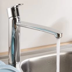 Grohe Keukenkraan Wave Cosmopolitan Met Hendel Chroom -Badkamer Winkel 123 2626