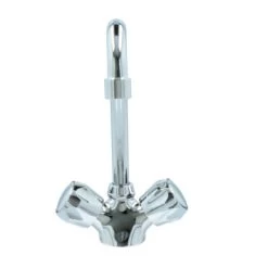 Handson Keukenkraan Thomas 2-knops Chroom Met Uitloop 235mm -Badkamer Winkel 123 2646