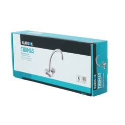 Handson Keukenkraan Thomas 2-knops Chroom Met Uitloop 235mm -Badkamer Winkel 123 2650