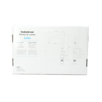 Atlantic Keukenkraan Colin Met Hendel Messing 14 Atlantic Keukenkraan Colin Met Hendel Messing - Afbeelding 14