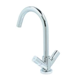 Aqualino Keukenkraan Fortore 2-knops Chroom -Badkamer Winkel 123 2762