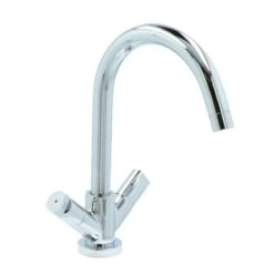 Aqualino Keukenkraan Fortore 2-knops Chroom -Badkamer Winkel 123 2766