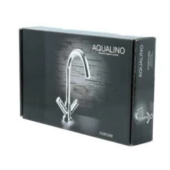 Aqualino Keukenkraan Fortore 2-knops Chroom -Badkamer Winkel 123 2769