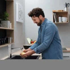 Hansgrohe Keukenkraan Focus M43 Met Hendel Chroom 120 -Badkamer Winkel 123 2787