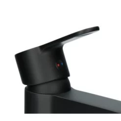 Atlantic Wastafelkraan Parker Met Hendel Zwart -Badkamer Winkel 123 2824