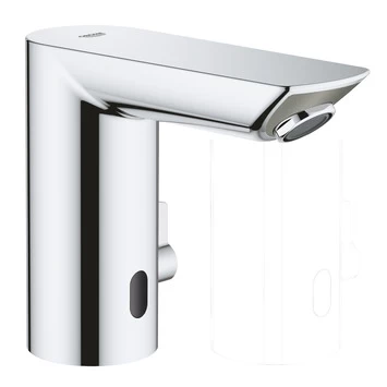 GROHE Wastafelkraan Bau Cosmopolitan Met Infrarood Sensor Chroom 13cm 1 GROHE Wastafelkraan Bau Cosmopolitan Met Infrarood Sensor Chroom 13cm