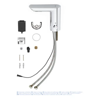 GROHE Wastafelkraan Bau Cosmopolitan Met Infrarood Sensor Chroom 13cm 2 GROHE Wastafelkraan Bau Cosmopolitan Met Infrarood Sensor Chroom 13cm - Afbeelding 2