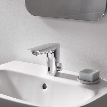 GROHE Wastafelkraan Bau Cosmopolitan Met Infrarood Sensor Chroom 13cm 3 GROHE Wastafelkraan Bau Cosmopolitan Met Infrarood Sensor Chroom 13cm - Afbeelding 3