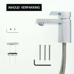 Tiger Wastafelkraan Items Met Hendel Chroom 12 Tiger Wastafelkraan Items Met Hendel Chroom -Badkamer Winkel 123 2935