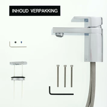 Tiger Wastafelkraan Items Met Hendel Chroom 6 Tiger Wastafelkraan Items Met Hendel Chroom - Afbeelding 6