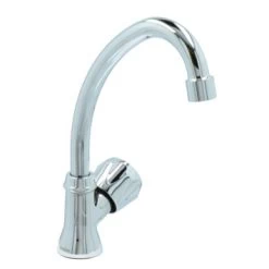 Handson Fonteinkraan Thomas C-uitloop Met Draaiknop Chroom -Badkamer Winkel 123 2943