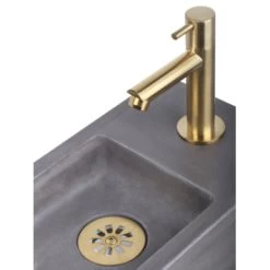 Differnz Fonteinkraan Recht Mat Goud -Badkamer Winkel 123 2962