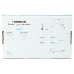 Atlantic Fonteinkraan Scott Met Draaiknop Chroom 21 Atlantic Fonteinkraan Scott Met Draaiknop Chroom -Badkamer Winkel 123 2974