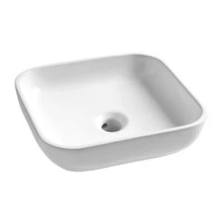 Tiger Badkamermeubel Studio 60cm Hoogglans Wit/witte Waskom Met Vierkante Greep -Badkamer Winkel 123 299