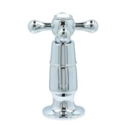 Handson Fonteinkraan Louise Met Draaiknop Chroom -Badkamer Winkel 123 3000