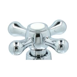 Handson Fonteinkraan Louise Met Draaiknop Chroom -Badkamer Winkel 123 3005