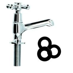 Handson Fonteinkraan Louise Met Draaiknop Chroom -Badkamer Winkel 123 3006