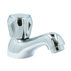 Handson Fonteinkraan Thomas Lage Uitloop Met Draaiknop Chroom -Badkamer Winkel 123 3015