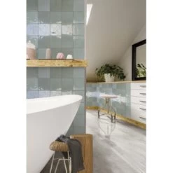 Wandtegel Sava Blauw 13x13 Cm 1m² -Badkamer Winkel 123 3040