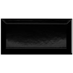 Wandtegel Metro Zwart 10x20 Cm 0,96 M²