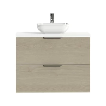 Tiger Badkamermeubel Studio 80 Cm Naturel Eik Met Keramische Waskom Hoogglans Wit En Profielgrepen 1 Tiger Badkamermeubel Studio 80 Cm Naturel Eik Met Keramische Waskom Hoogglans Wit En Profielgrepen