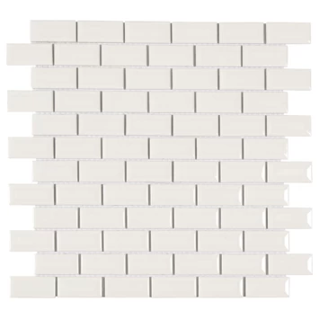 Mozaïektegel Mini Metro Wit 32,2x29,8 Cm 4 Stuks 1 Mozaïektegel Mini Metro Wit 32,2x29,8 Cm 4 Stuks