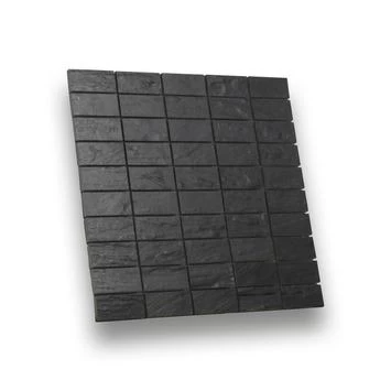 Mozaïektegel Java Zwart 30x30 Cm 2 Mozaïektegel Java Zwart 30x30 Cm - Afbeelding 2