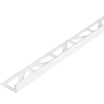 Tegelprofiel Haaks 10 Mm Aluminium Wit 1 Tegelprofiel Haaks 10 Mm Aluminium Wit