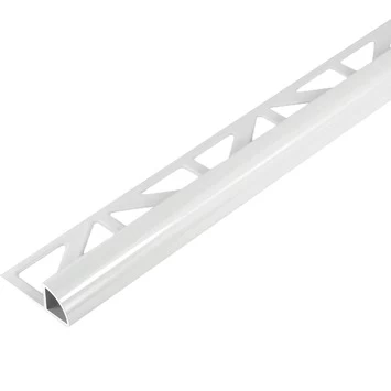 Tegelprofiel Kwartrond Aluminium Wit 10 Mm 1 Tegelprofiel Kwartrond Aluminium Wit 10 Mm