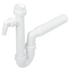 Sanivesk Universele Sifon 6/4x40mm Wit -Badkamer Winkel 123 3177